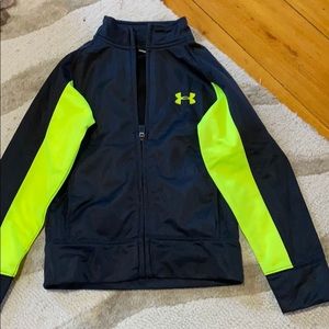 Youth size 5 sweats and jacket under armor